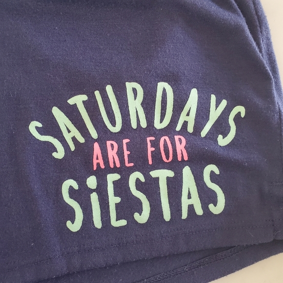 Saturdays Siestas Sleep Shorts - Picture 3 of 7